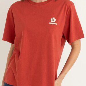 NEW W TAGS Rhythm Scenescape Oversized T-Shirt Red, size small